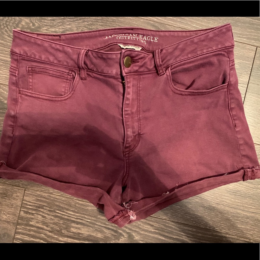 American Eagle High Rise Jean shorts
